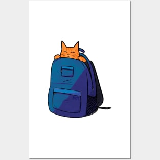 Orange Catpack Posters and Art